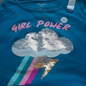 NWT Girl's Arizona Jeans Youth Long Sleeve shirt